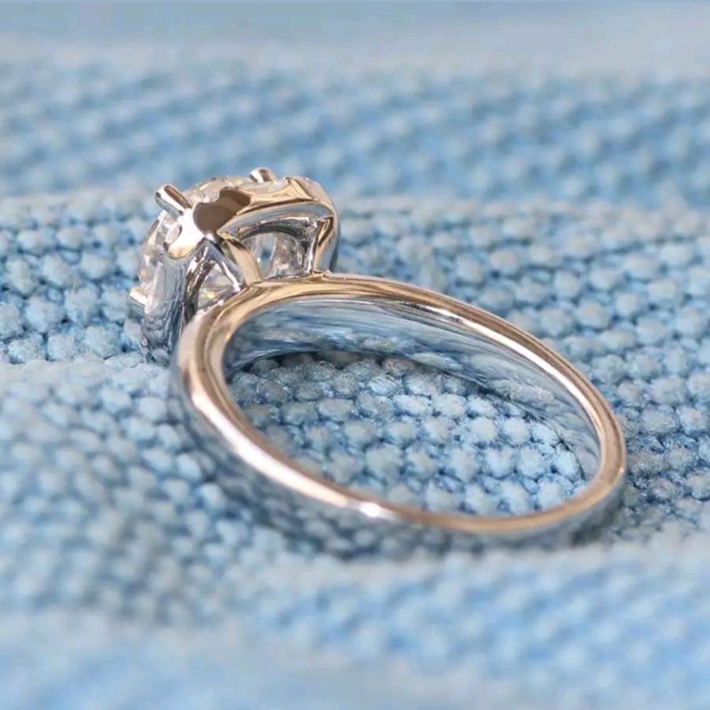 925 sterling silver stamped Wedding engagement - Picture 5 of 10